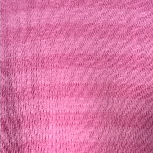 NWT Brandy Melville (John Galt) Bubblegum and pink Striped Hallie long T-shirt - Picture 4 of 7